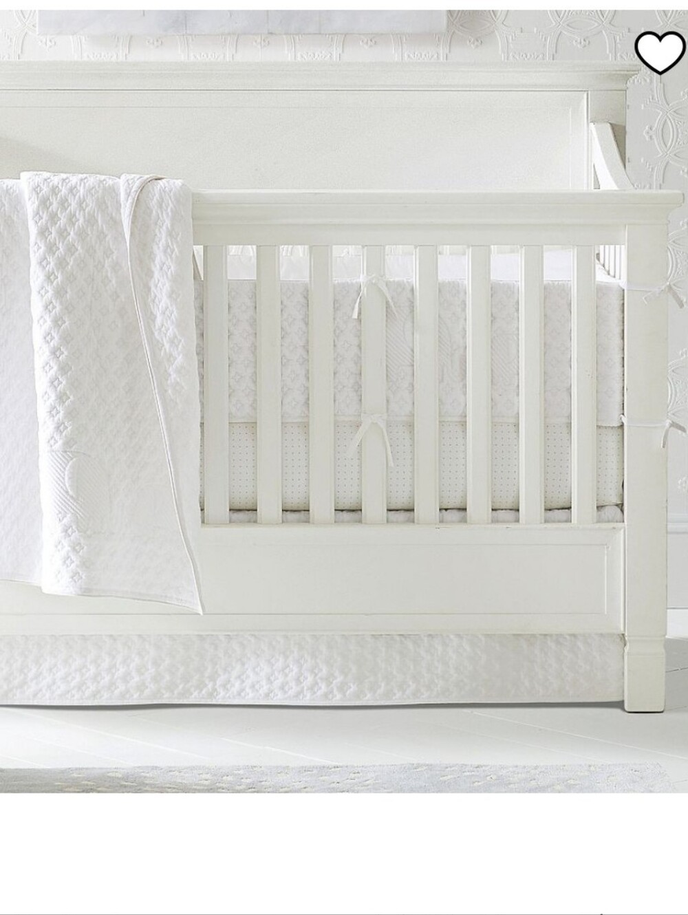 Pottery Barn Kids White Haven Blanket
